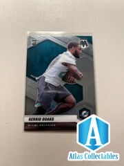 2021 Panini Mosaic Gerrid Doaks Rookie Silver Prizm #373 Dolphins